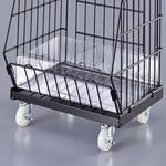 高機能型ジャンブルバスケット(直径7.5cmキャスター付き) 幅54.4cm ホワイト ストア・エキスプレス