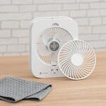 ピタッとウォールファン ブルーグレー ライフオンプロダクツ