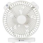 暑さ指数表示付人感センサーマグネットファン リリーホワイト ライフオンプロダクツ