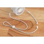 カラビナリール付 手のひらファン リリーホワイト ライフオンプロダクツ