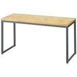 ラーチ合板天板 ショーテーブル グレー脚 ストア・エキスプレス