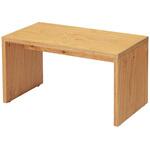 木製スリムコの字テーブル ラーチ合板 ストア・エキスプレス