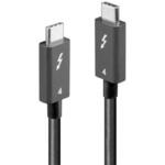 パッシブ Thunderbolt 4 Intel認証取得 Type-Cケーブル LINDY