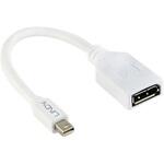 Mini DisplayPort to DisplayPort オス/メス 変換ケーブル LINDY