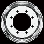 花魁 アルミホイール ミラーバフ 19.5x6.75/8穴 フロント用 新ISO 花魁JAPAN