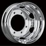 花魁 アルミホイール ミラーバフ 19.5x6.75/8穴 リア用 新ISO 花魁JAPAN