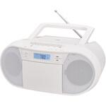 CDラジカセ Bluetooth対応 ワイドFM カセット録音対応 オーム電機