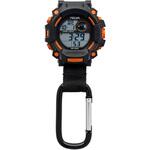 カラビナ付デジタルウォッチ 日常生活防水 アウトドア・登山・釣り クレファー(CREPHA)