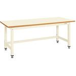 中量作業台(KVタイプ/耐荷重1200kg/メラミン天板/H740/固定式) サカエ