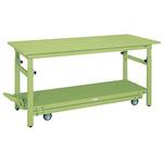 軽量ペダル昇降移動式作業台(TKK/耐荷重300kg/スチール天板/H740～1040) サカエ