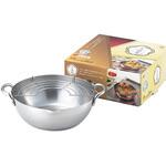 天道楽 ステンレス天ぷら鍋 ヨシカワ