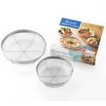 ミズリード ステンレス浅型ザル2pcsセット(19・25cm) ヨシカワ