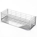 シンクサイド幅の広がるスタイリッシュ水切り ヨシカワ