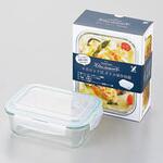 グラスコンテナ4点ロック式ガラス保存容器 ヨシカワ