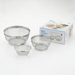 ミズリードⅡ ステンレスザル3pcs(15・19・25cm) ヨシカワ