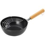 NEWグルメパワー木柄いため兼用天ぷら鍋 ヨシカワ