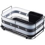 クロネコキッチン 水切りカゴ ブラック ヨシカワ