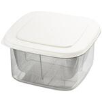 ニューキッチンベーシック 四角い保存容器(水切りザル付) ヨシカワ