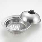 お鍋にのせて簡単蒸しプレート ドーム型 20・22cm用 ヨシカワ