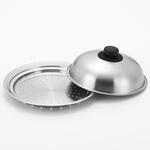 フライパンにのせて使う蒸しプレート フタ付 20・22cm用 ヨシカワ