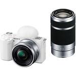 <α VLOGCAM>デジタル一眼カメラ VLOGCAM ZV-E10・ダブルズームレンズキット(2420万画素/Eマウント/ホワイト) SONY