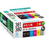ECI-C381-6P BCI-381+380/6MP対応リサイクルインク エコリカ