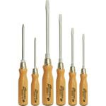 木柄貫通ドライバー(六角ボルスター付)セット BONDHUS