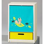 カーテン付折紙整理棚 1個 ナナミ