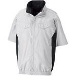 胸ポケット付 スーパーチタン加工 Nクールウェア 脇ファン仕様 半袖+NZ-BT20(20V)用スターターキット NSP