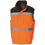 反射材付 スーパーチタン加工 Nクールウェア 上部ファン仕様 ベスト NSP