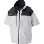 縦胸ポケット付 スーパーチタン加工 Nクールウェア 脇ファン仕様 半袖+NZ-BT12(12V)用スターターキット NSP