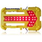 LED矢印板(ソーラー式/電池) 壊れにくい矢印板 キタムラ産業