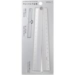 アルミ マルチ定規<30cm> デザインフィル(ミドリ)