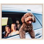 木目調アルミ額縁 アミネオ・グランデ 四切  ナチュラル Kenko(ケンコートキナー)