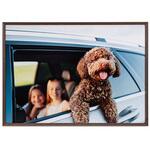 木目調アルミ額縁 アミネオ・グランデ A3  ブラウン Kenko(ケンコートキナー)