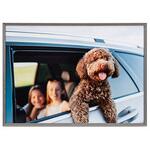 木目調アルミ額縁 アミネオ・グランデ A3 グレー Kenko(ケンコートキナー)