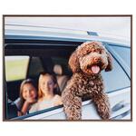 木目調アルミ額縁 アミネオ・グランデ 全紙  ブラウン Kenko(ケンコートキナー)