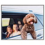 木目調アルミ額縁 アミネオ・グランデ 全紙 グレー Kenko(ケンコートキナー)