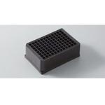 96穴ディーププレート V底 黒 角穴 20個 TGK(東京硝子器械)