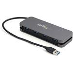 HB30AM4AB 4ポートUSB 3.0ハブ/USB-A - 4x USB-A/SuperSpeed 5Gbps USB 3.1 Gen 1対応Type-Aハブ/USBバスパワー/28cmケーブル StarTech.com