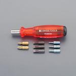 [+，-，Torx] ドライバーセット(差替式) エスコ