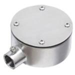 EA940CS-811 E19 [ステンレス製] ねじ無し丸形露出ボックス(1方出 エスコ