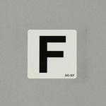 アルファベット表示ステッカー[F] エスコ