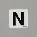 アルファベット表示ステッカー[N] エスコ