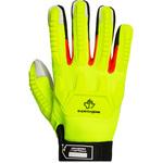 ヤギ革/高視認性スパンデックス/耐衝撃ラバープロテクションメカニックグローブ superior glove(スーペリア)