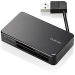 カードリーダー USB2.0 ケーブル収納タイプ Windows11 Mac エレコム