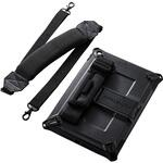 TB-A21RHVBK iPad 10.2インチ 第9 8 7世代 (2021 2020 2019年) 用 ケース カバー ZEROSHOCK ハンド・ショルダーベルト付 耐衝撃 フロントパネル付き ブラック エレコム