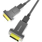 ADD-100M 高強度光ファイバ脱着式DVI-Dケーブル ADTECHNO(エーディテクノ)