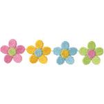 MOW228 連続ワッペン カラフルフラワー KIYOHARA(清原)