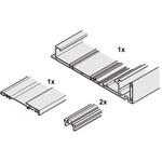 406.11.680 2枚扉用引戸金具 Finetta フラットフロント L 70 F FB レールセット ハーフェレ